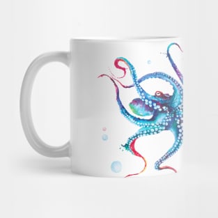 octopus watercolor Mug